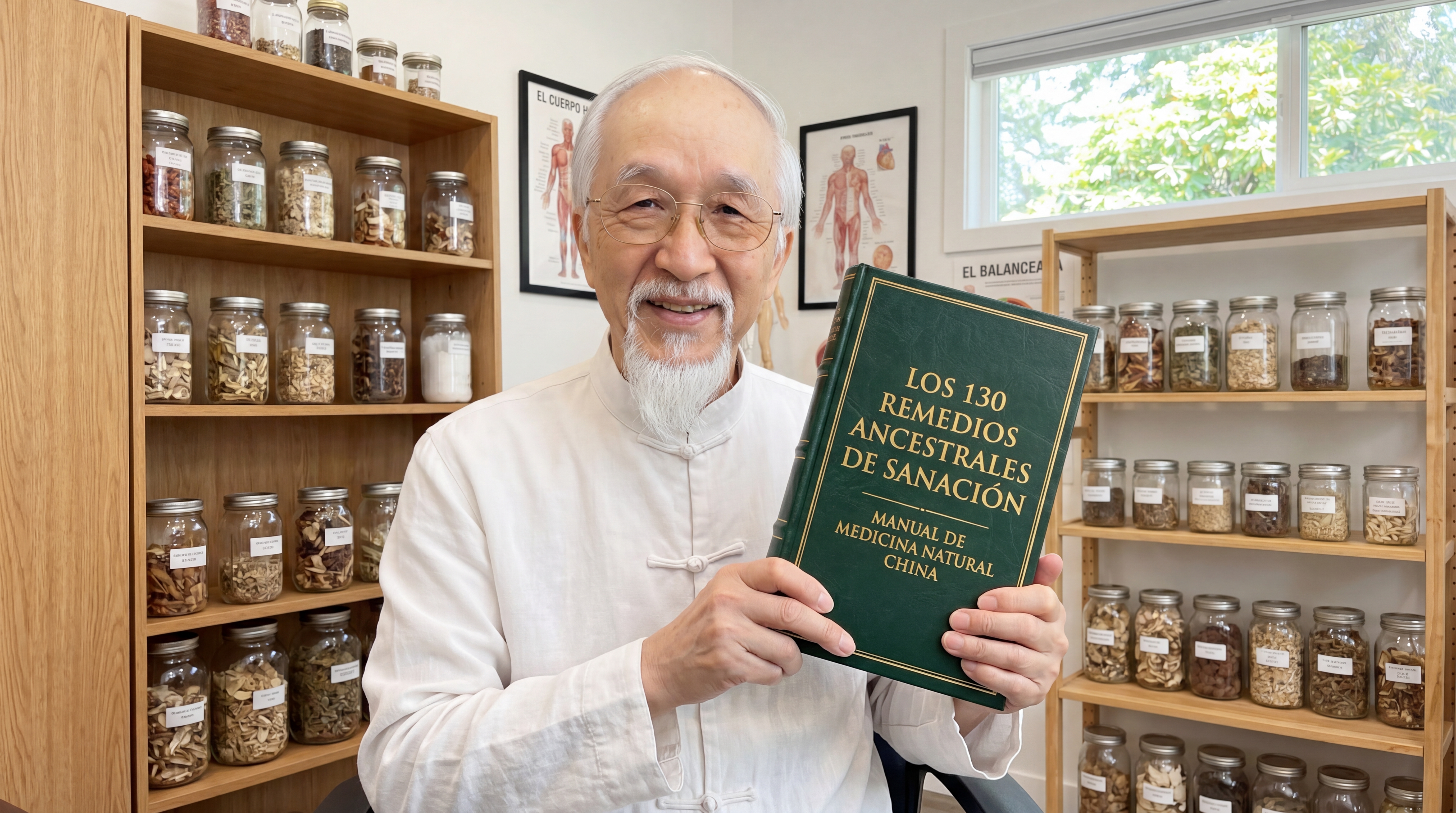 Maestro Leo Chen con Los 130 Remedios Ancestrales de Sanación